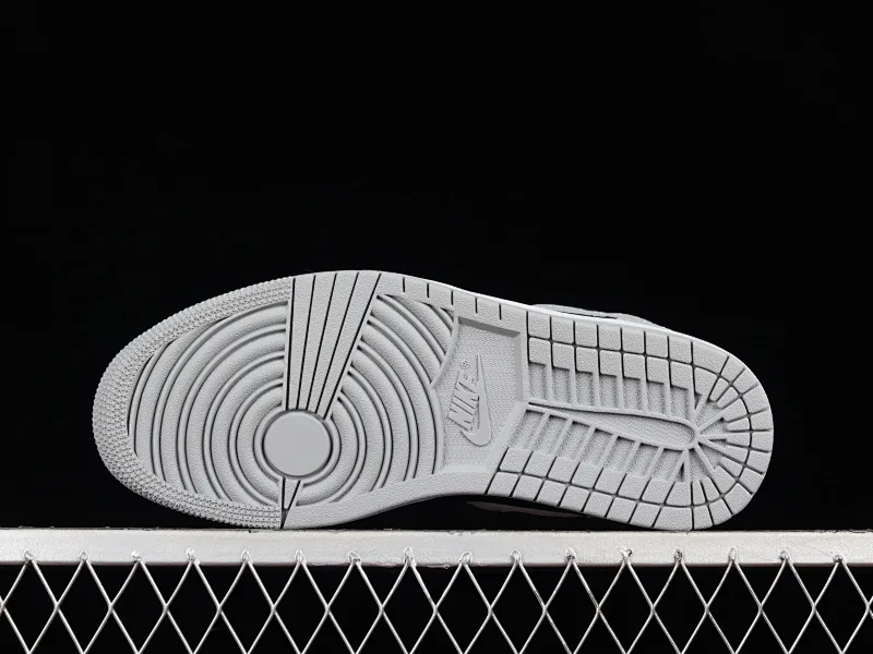All categories Air Jordan Jordan series basketball shoes Air Jordan 1 Mid Air Jordan 1 Mid "Elephant Toe" AJ1 Joe 1 black and gray crackle pattern DM1200-016